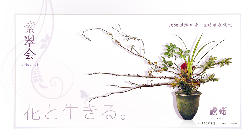 北海道滝川市の池坊華道教室｜紫翠会
